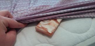 Putting a bar of soap under your sheets before bedtime? soap under bed sheet