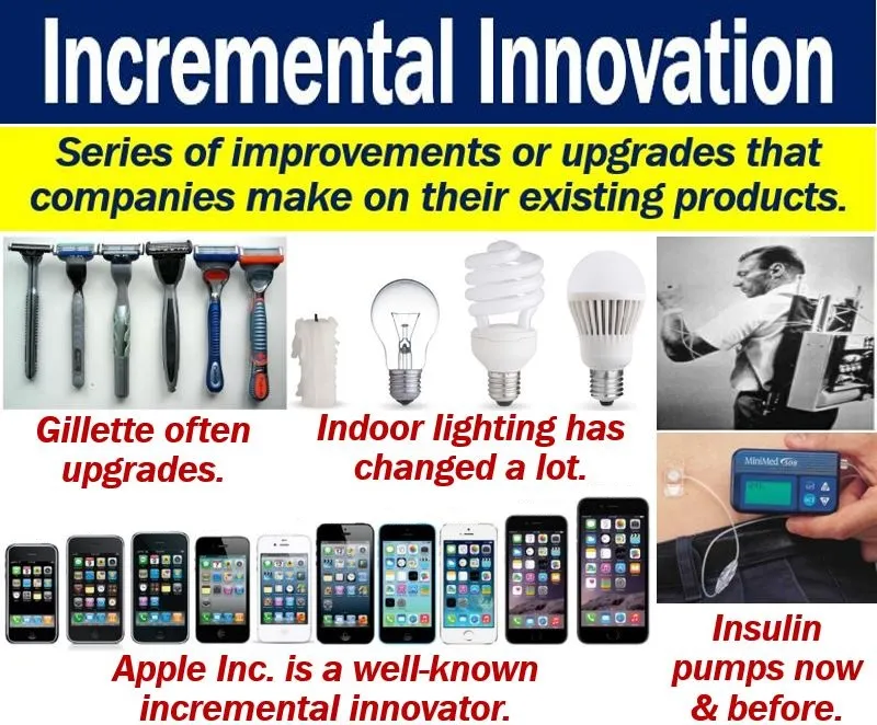 What are the 4 types of innovation? 1 Incremental Innovation