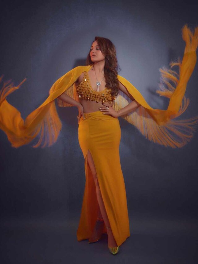 Indo-Western style of Bollywood’s Dabangg girl Sonakshi Sinha